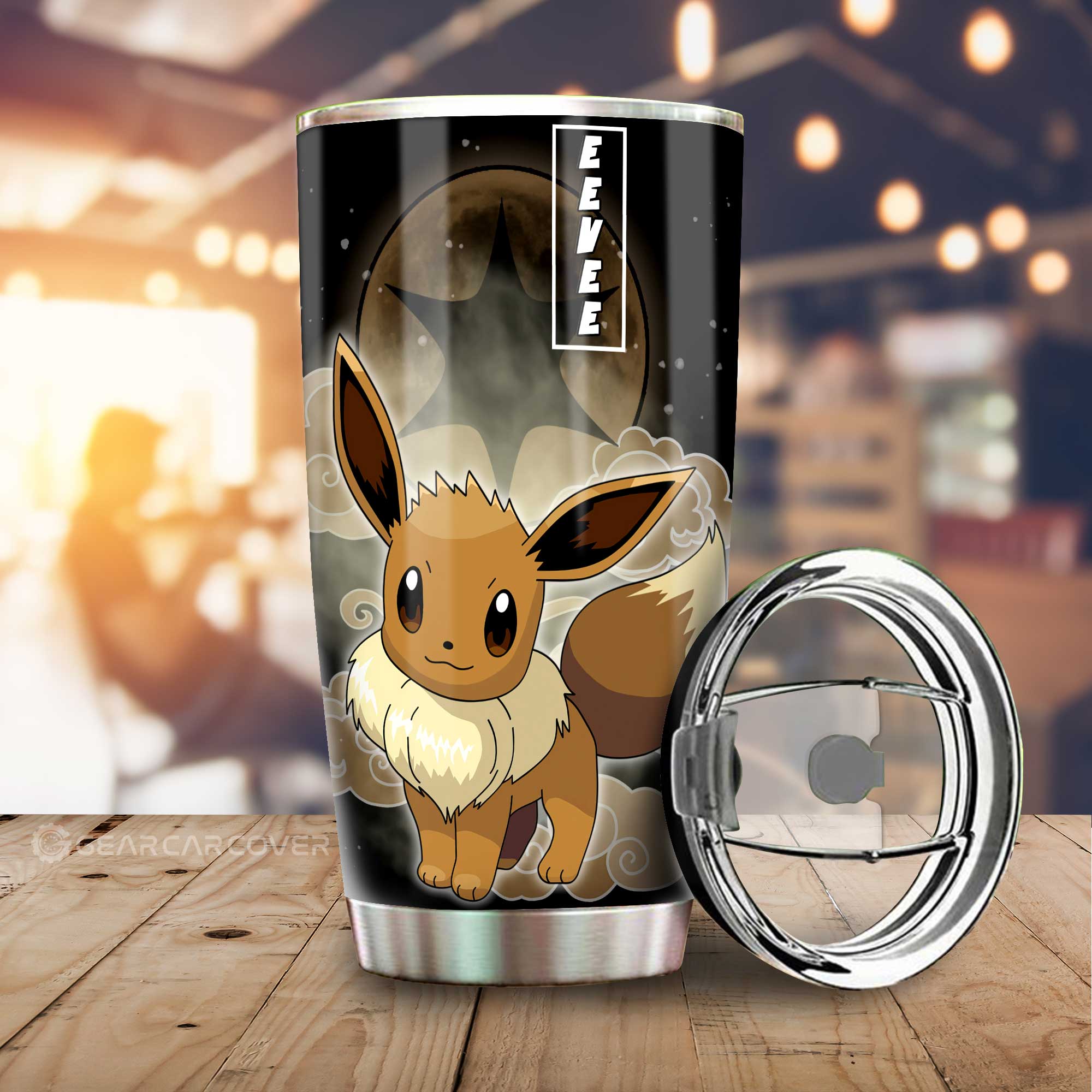 Eevee Tumbler Cup Custom - Gearcarcover - 1