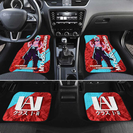 Eijiro Kirishima Car Floor Mats Custom Car Interior Accessories - Gearcarcover - 2