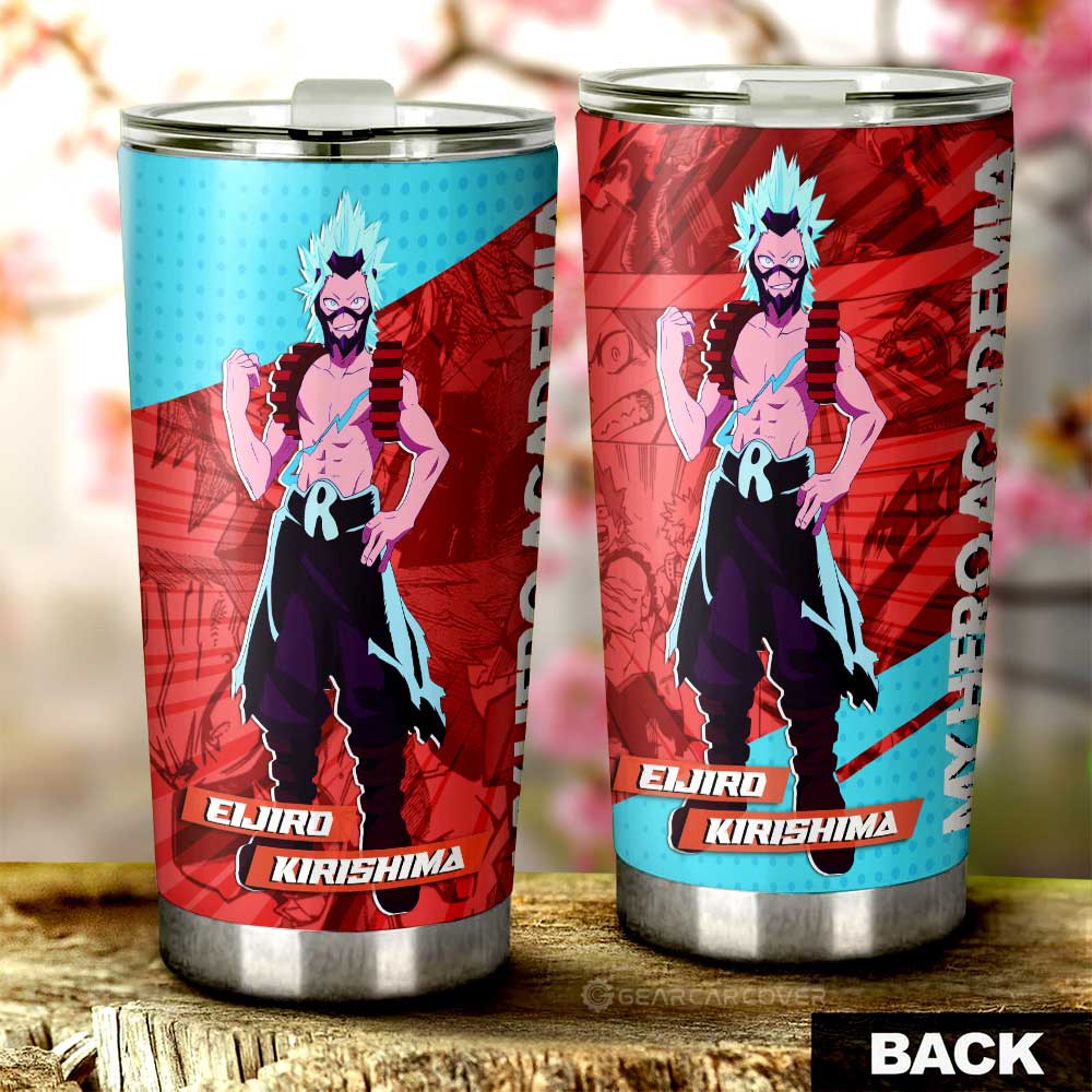 Eijiro Kirishima Tumbler Cup Custom Car Interior Accessories - Gearcarcover - 2