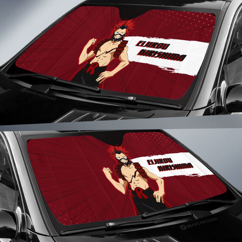 Eijirou Kirishima Car Sunshade Custom For Fans - Gearcarcover - 2