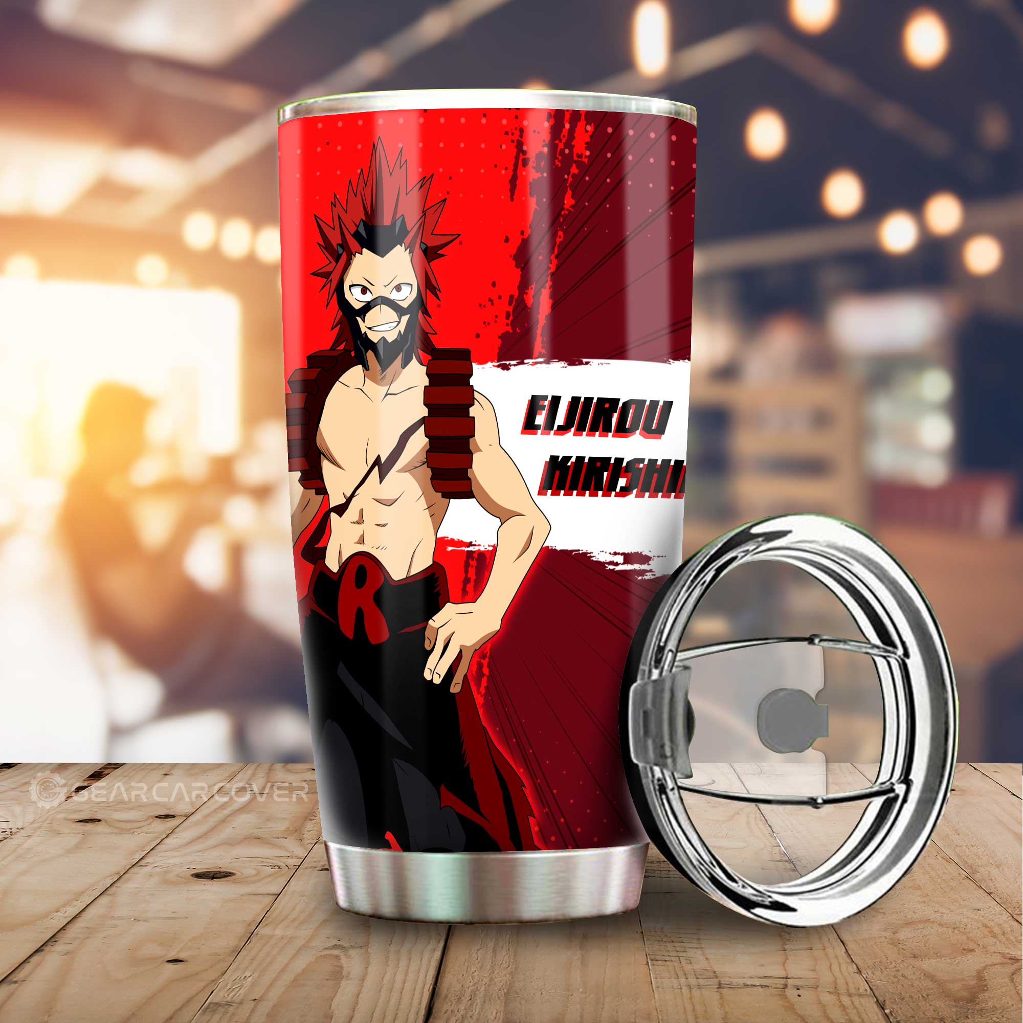 Eijirou Kirishima Tumbler Cup Custom For Fans - Gearcarcover - 1