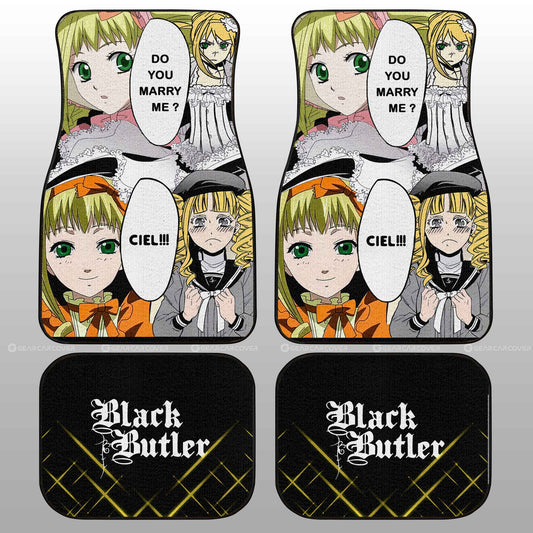 Elizabeth Ethel Cordelia Midford Car Floor Mats Custom Black Butler Car Accessories - Gearcarcover - 2