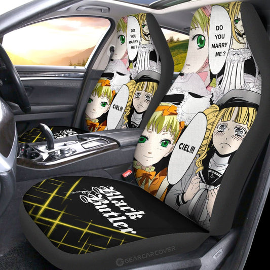 Elizabeth Ethel Cordelia Midford Car Seat Covers Custom Black Butler Car Accessories - Gearcarcover - 2