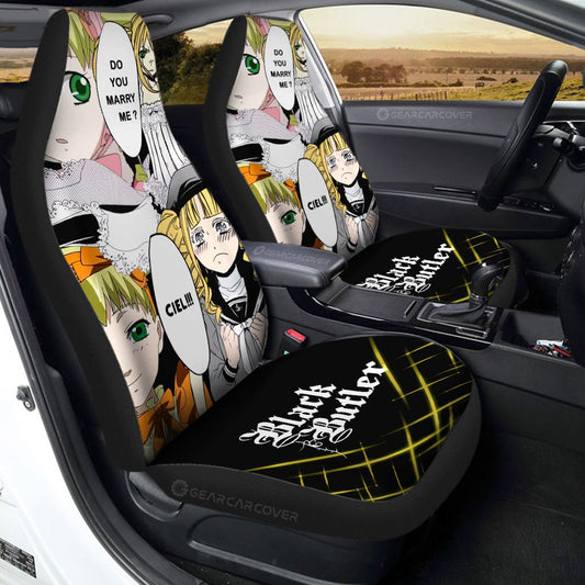 Elizabeth Ethel Cordelia Midford Car Seat Covers Custom Black Butler Car Accessories - Gearcarcover - 1