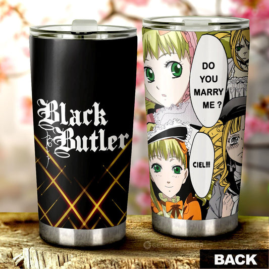 Elizabeth Ethel Cordelia Midford Tumbler Cup Custom Black Butler Car Accessories - Gearcarcover - 1