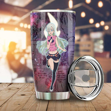 Elizabeth Liones Tumbler Cup Custom Manga Galaxy Style - Gearcarcover - 1