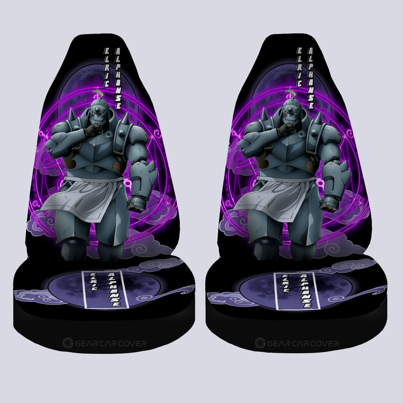 Elric Alphonse Car Seat Covers Custom Car Interior Accessories - Gearcarcover - 4