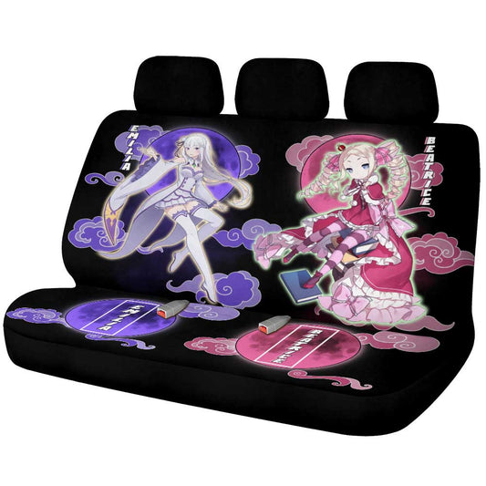Emilia & Beatrice Car Back Seat Cover Custom - Gearcarcover - 1