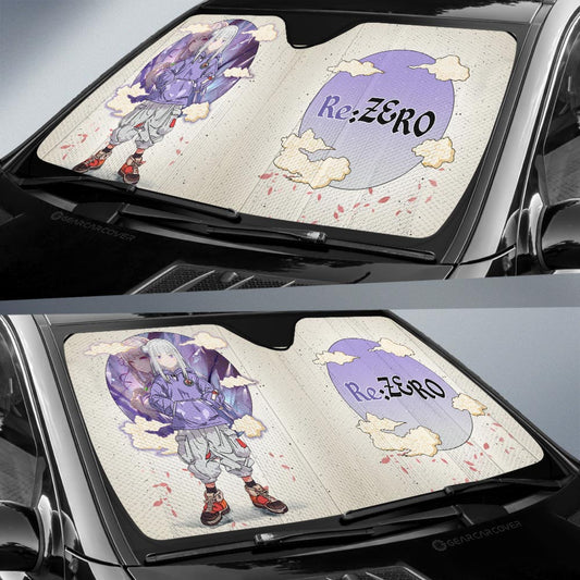 Emilia Car Sunshade Anime Collection - Gearcarcover - 2