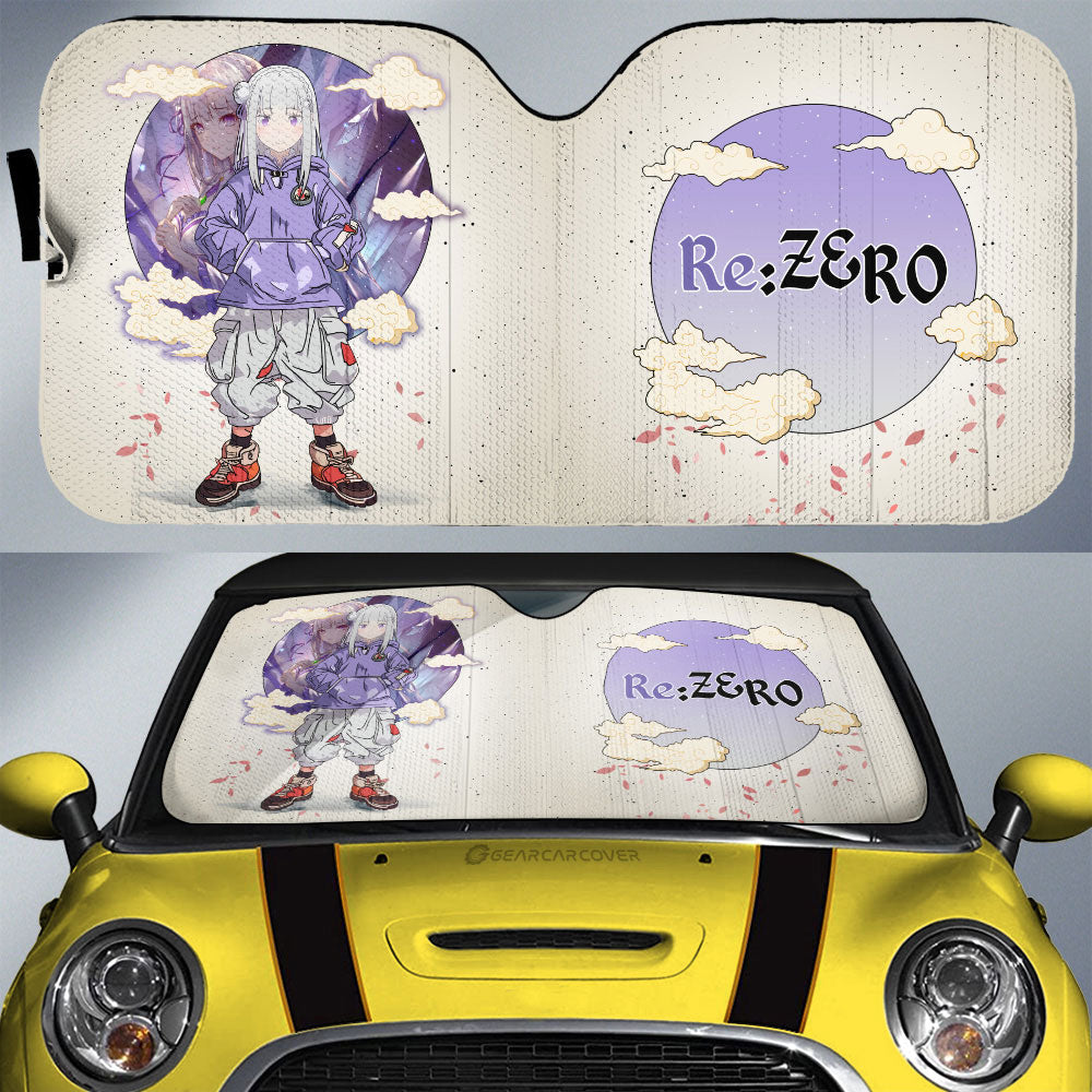 Emilia Car Sunshade Anime Collection - Gearcarcover - 1