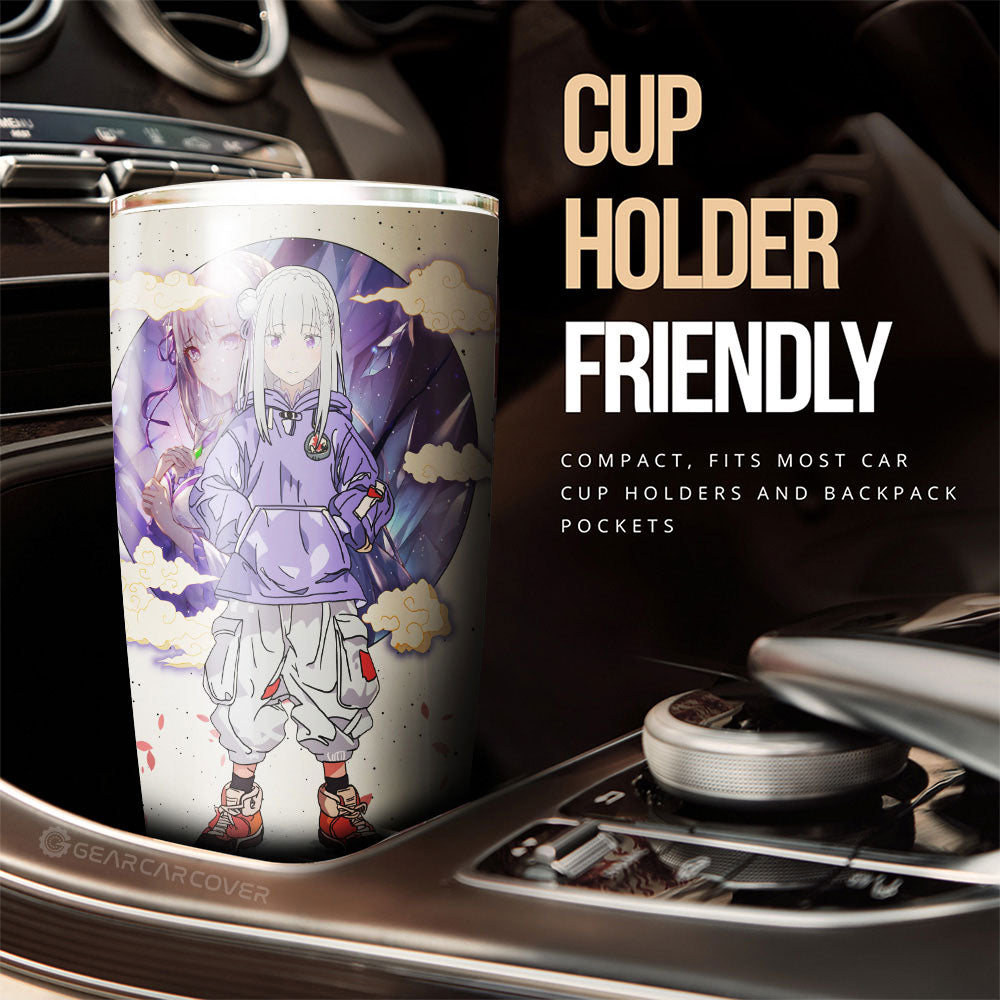 Emilia Tumbler Cup Anime Collection - Gearcarcover - 3
