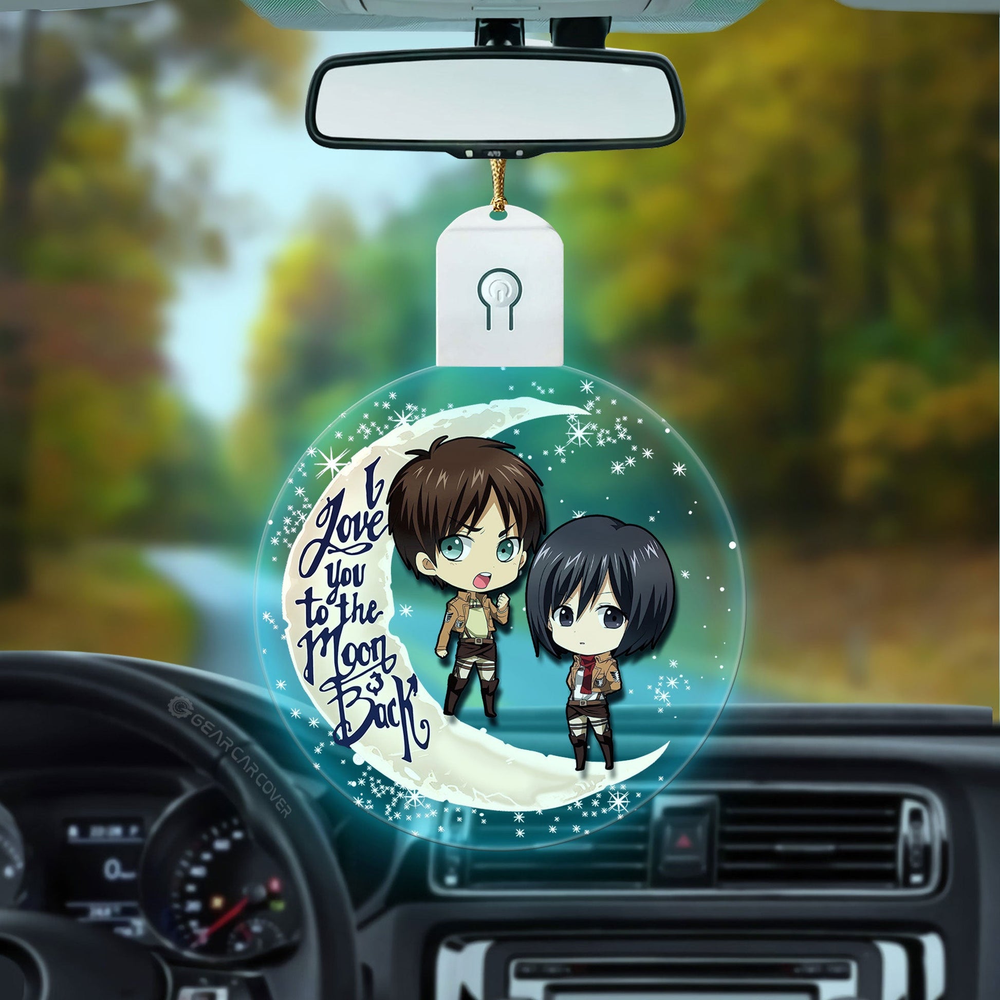 Eren Mikasa Led Ornament Custom Car Decorations - Gearcarcover - 3