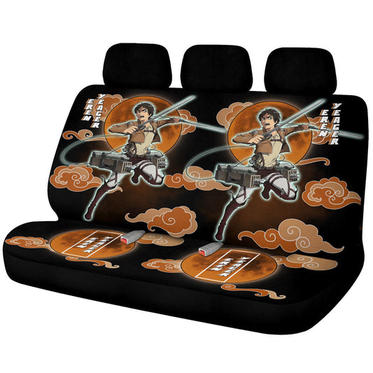 Eren Yeager Car Back Seat Covers Custom Car Accessories - Gearcarcover - 1