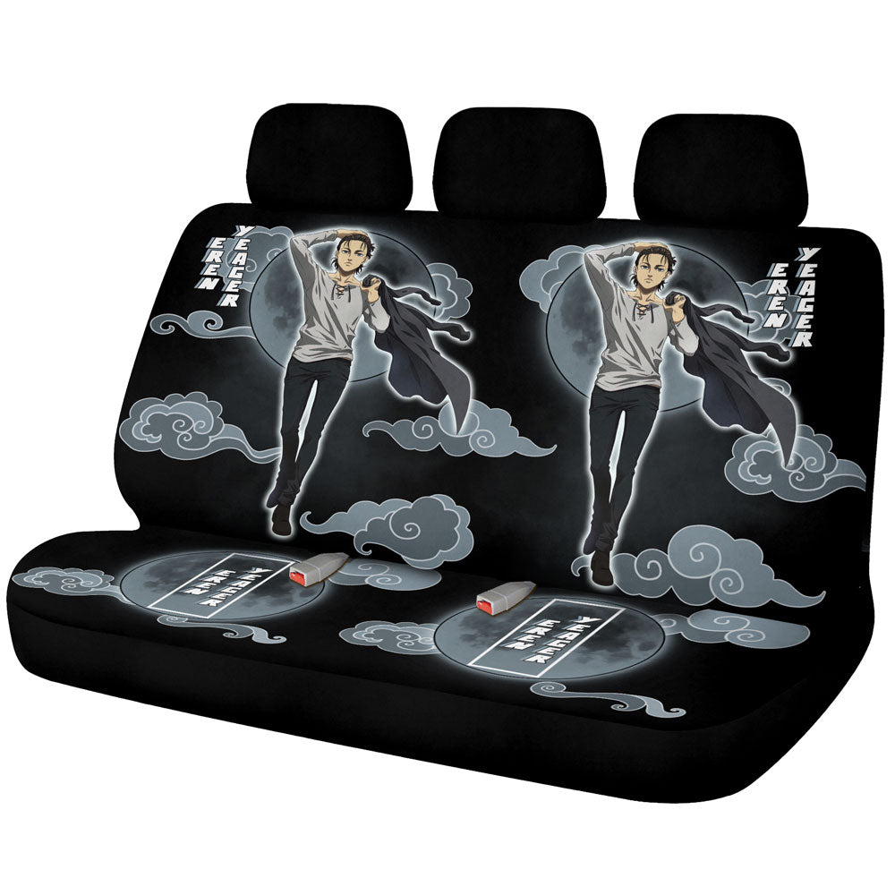 Eren Yeager Car Back Seat Covers Custom Car Accessories - Gearcarcover - 1