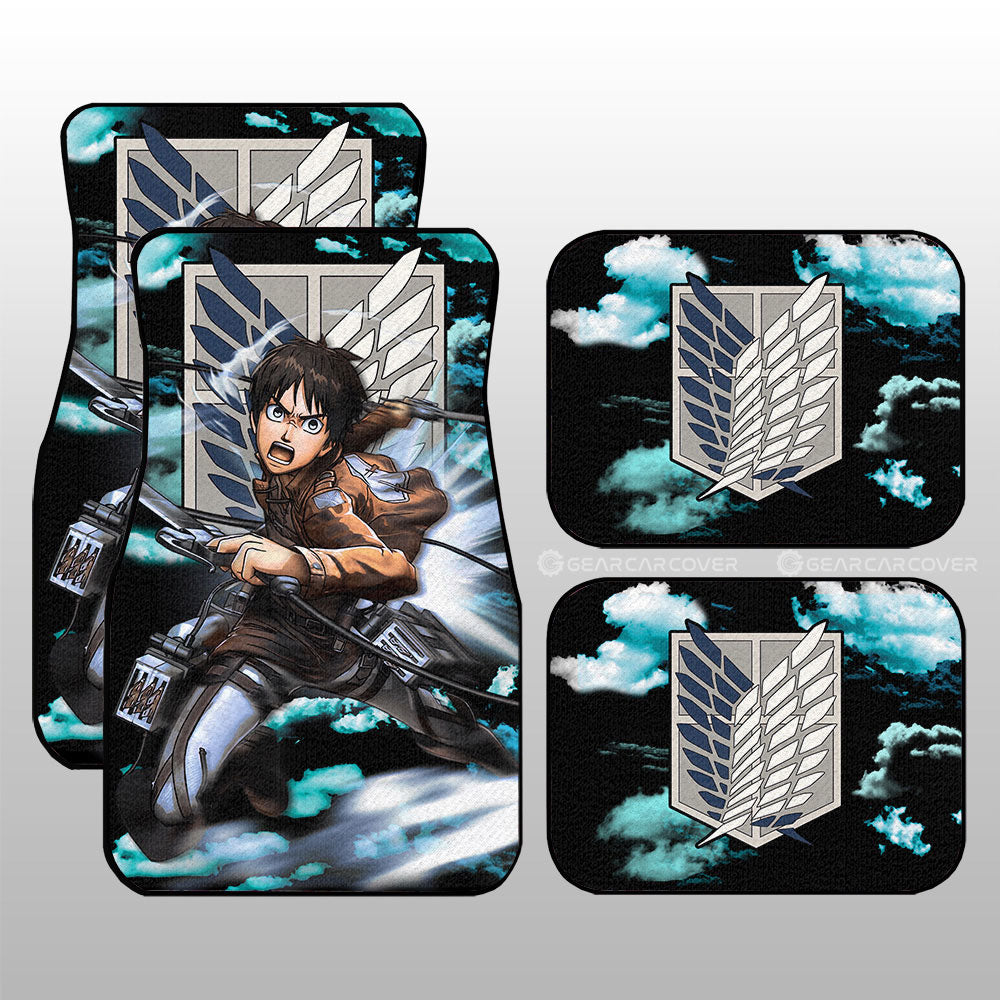 Eren Yeager Car Floor Mats Custom Car Accessories - Gearcarcover - 3