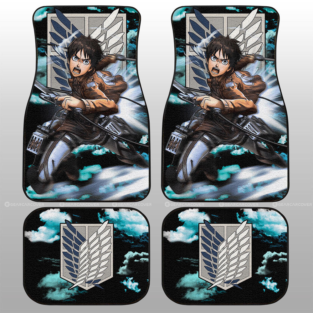 Eren Yeager Car Floor Mats Custom Car Accessories - Gearcarcover - 1