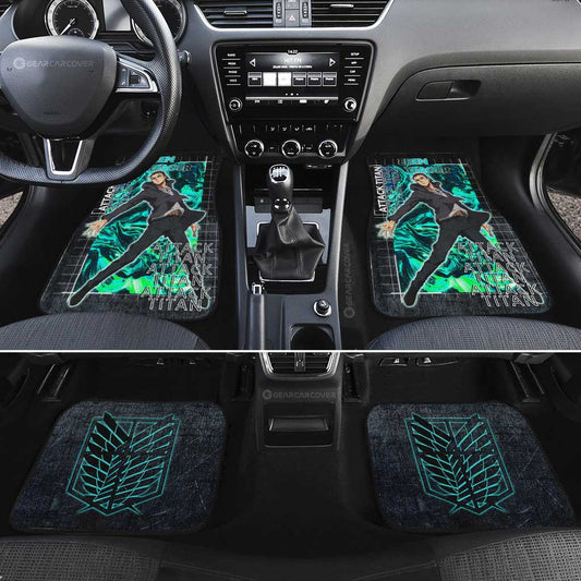 Eren Yeager Car Floor Mats Custom Car Accessories - Gearcarcover - 2