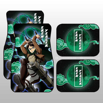 Eren Yeager Car Floor Mats Custom - Gearcarcover - 1