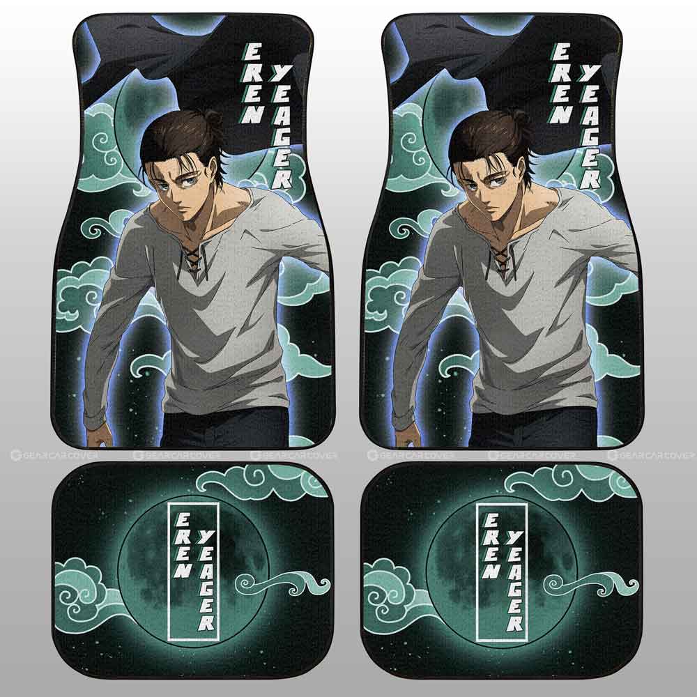 Eren Yeager Car Floor Mats Custom - Gearcarcover - 2