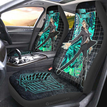 Eren Yeager Car Seat Covers Custom Attack On Titan Car Accessories - Gearcarcover - 1