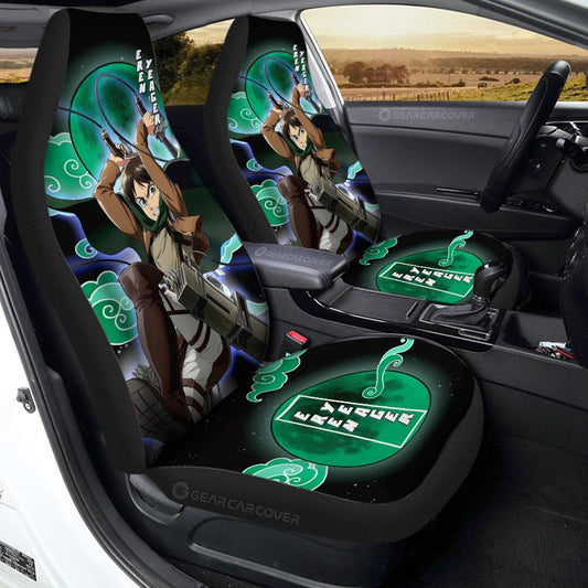 Eren Yeager Car Seat Covers Custom - Gearcarcover - 1
