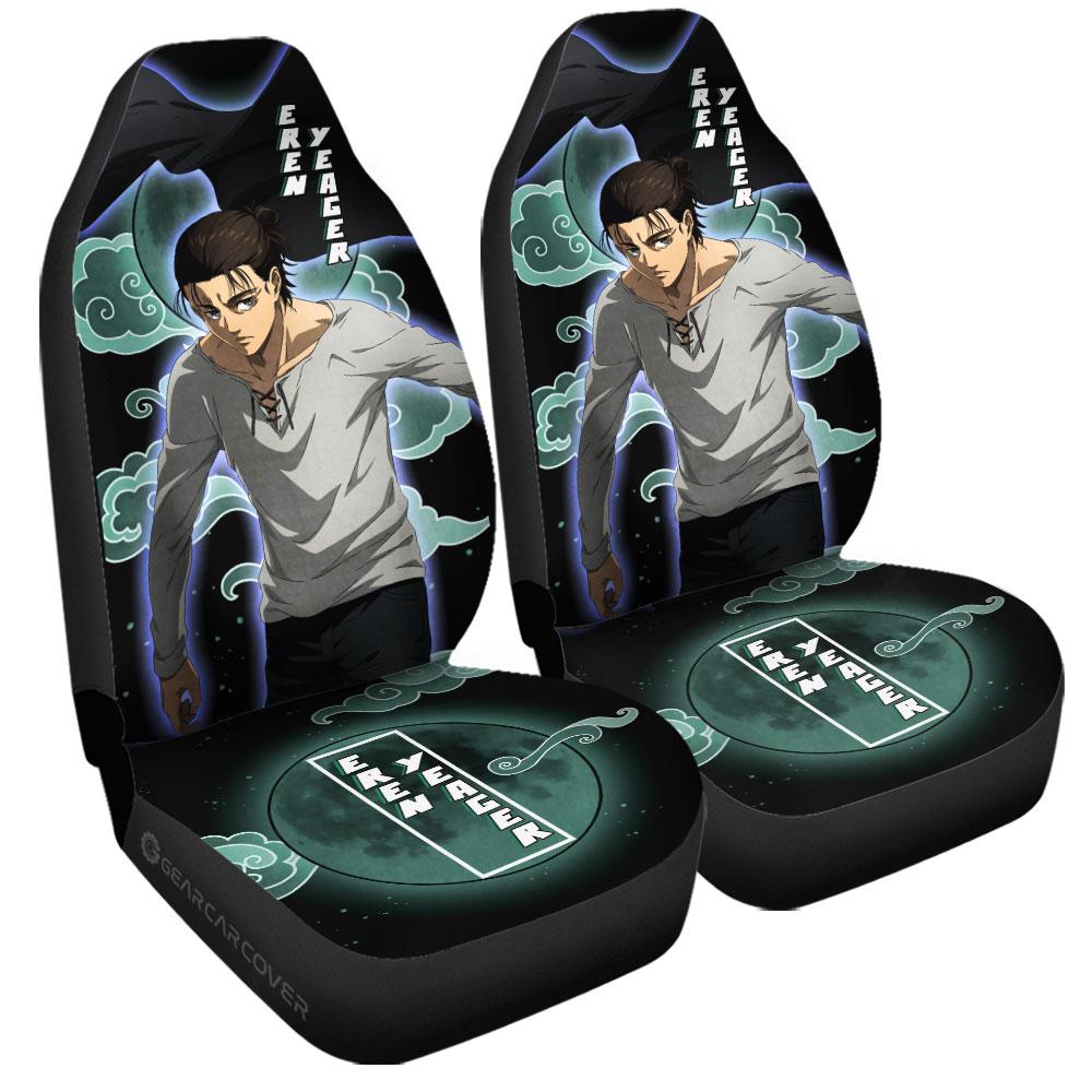 Eren Yeager Car Seat Covers Custom - Gearcarcover - 3