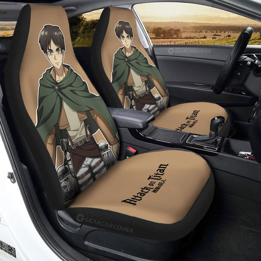Eren Yeager Car Seat Covers Custom Main Hero Car Accessories - Gearcarcover - 1