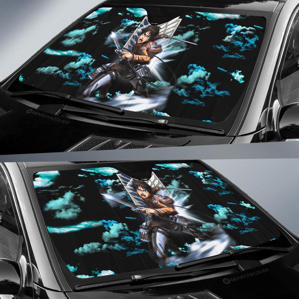 Eren Yeager Car Sunshade Custom Car Interior Accessories - Gearcarcover - 3