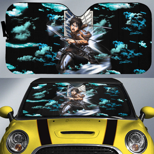 Eren Yeager Car Sunshade Custom Car Interior Accessories - Gearcarcover - 1