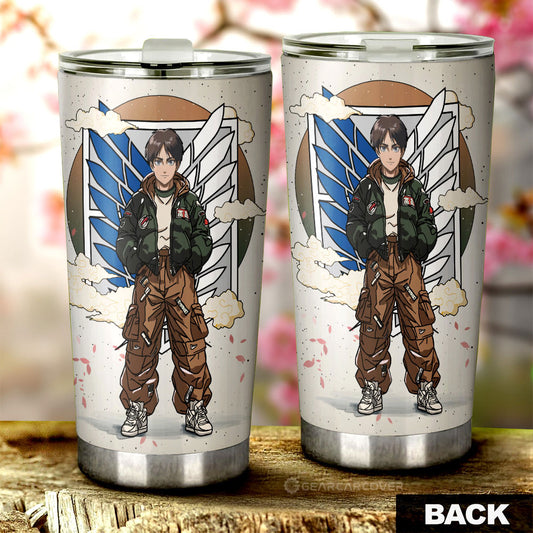 Eren Yeager Tumbler Cup AOT Collection - Gearcarcover - 2