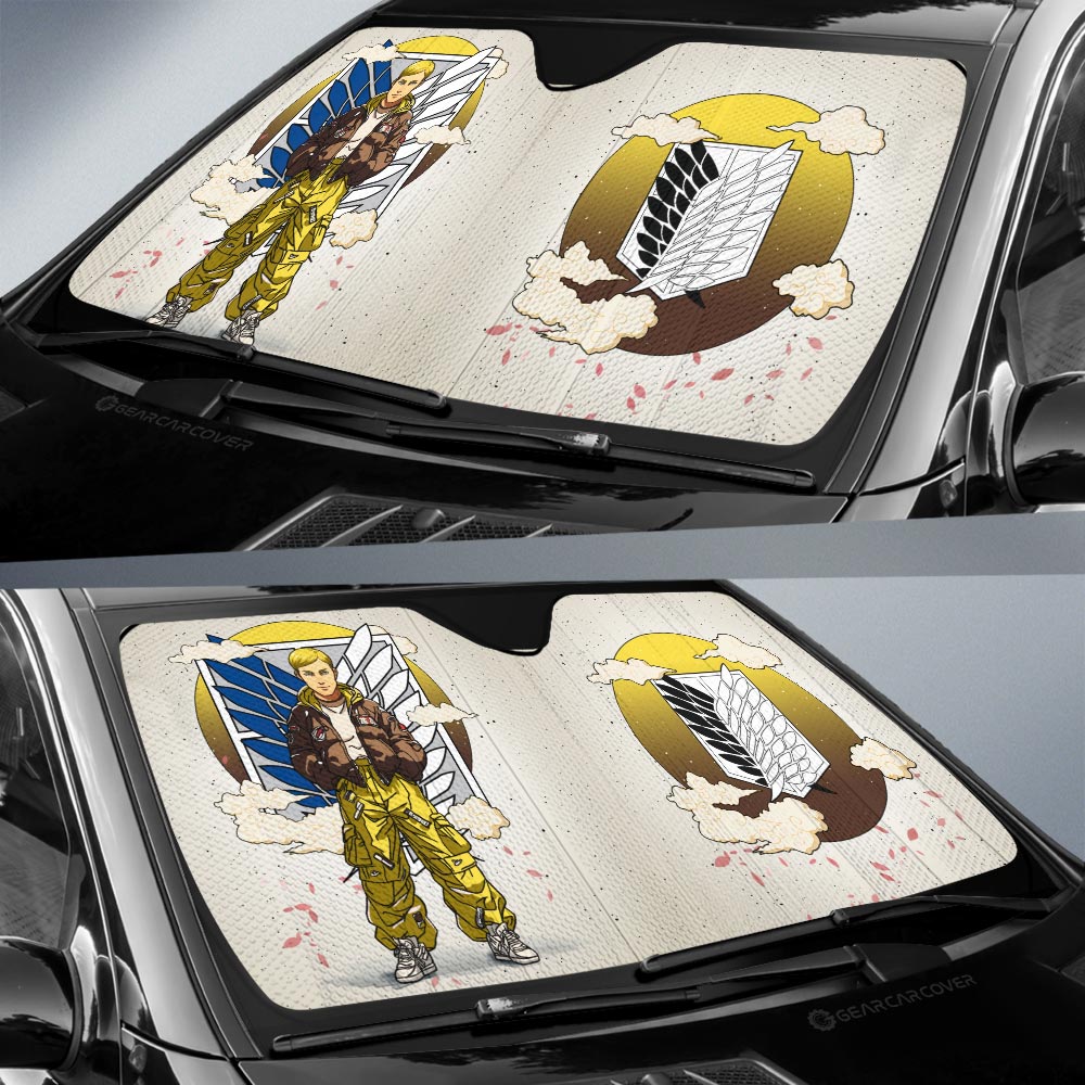 Erwin Smith Car Sunshade AOT Collection - Gearcarcover - 2