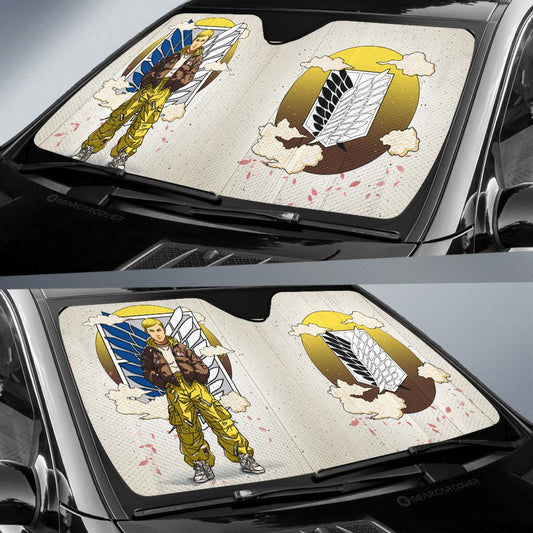 Erwin Smith Car Sunshade AOT Collection - Gearcarcover - 2