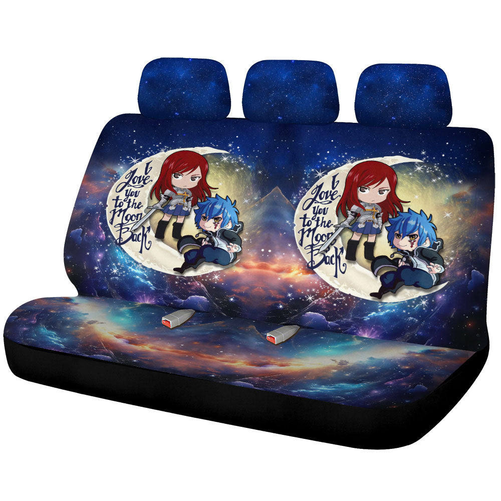 Erza And Jellal Car Back Seat Covers Custom Car Accessories - Gearcarcover - 1