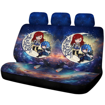 Erza And Jellal Car Back Seat Covers Custom Car Accessories - Gearcarcover - 1