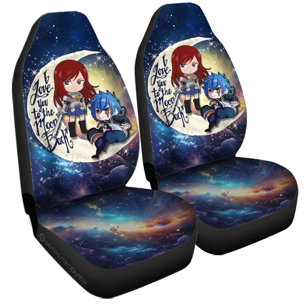 Erza And Jellal Car Seat Covers Custom Car Accessories - Gearcarcover - 3