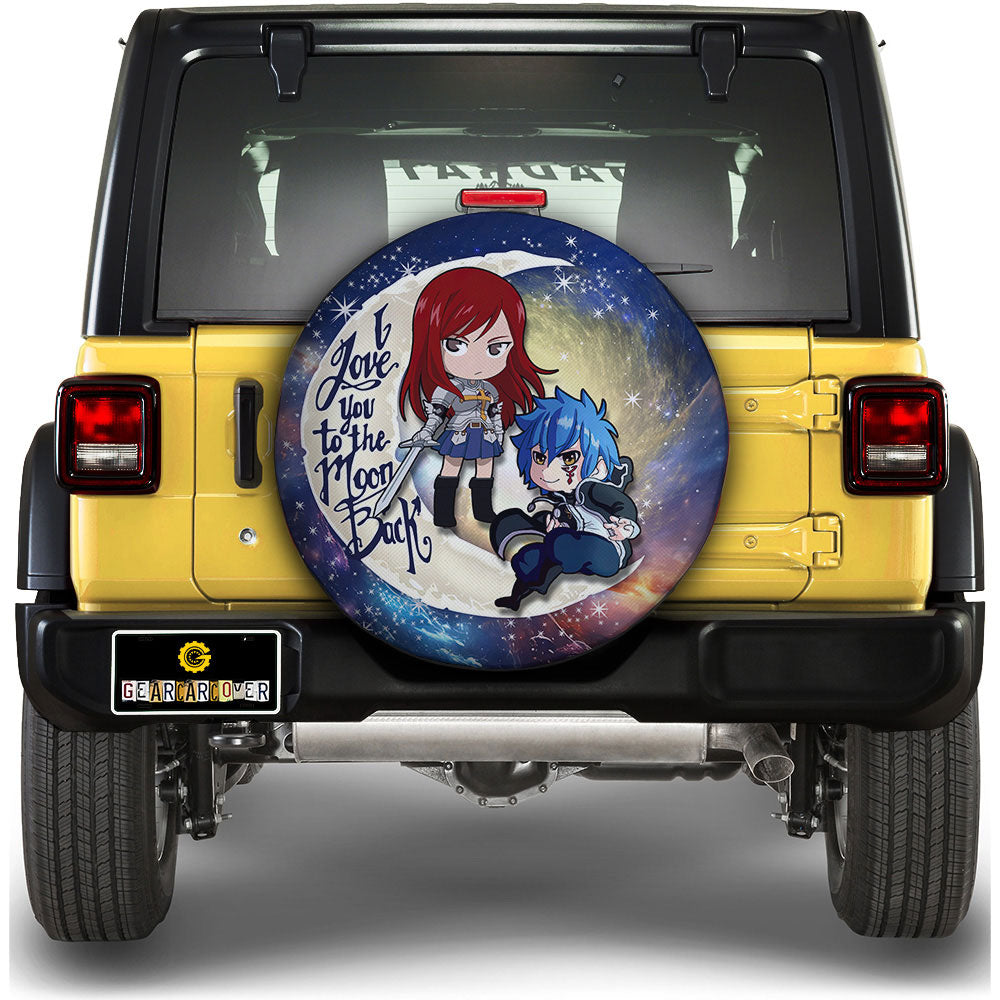 Erza And Jellal Spare Tire Covers Custom Car Accessories - Gearcarcover - 1