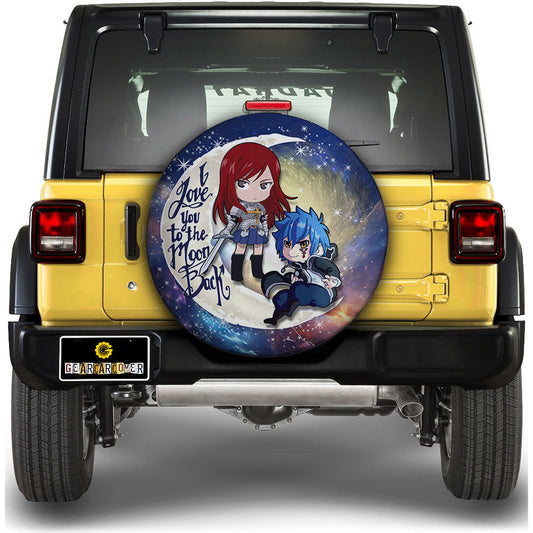 Erza And Jellal Spare Tire Covers Custom Car Accessories - Gearcarcover - 1