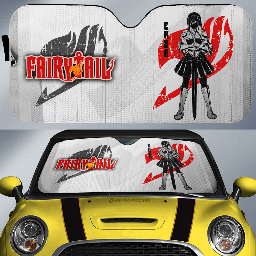 Erza Scarlet Car Sunshade Custom Car Accessories - Gearcarcover - 1