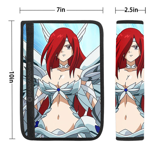 Erza Scarlet Seat Belt Covers Custom Car Accessories - Gearcarcover - 1