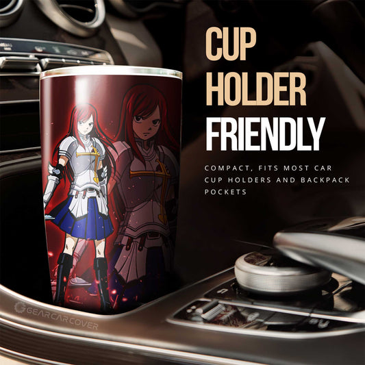 Erza Scarlet Tumbler Cup Custom Car Accessories - Gearcarcover - 2