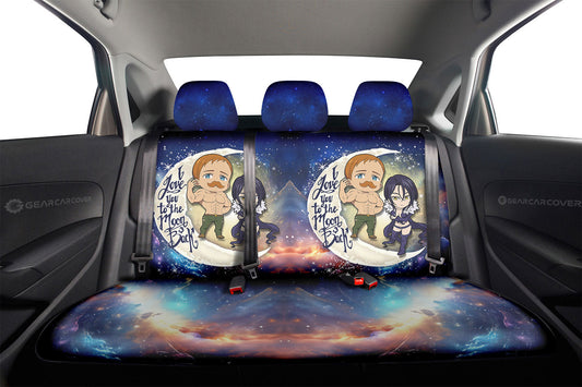 Escanor And Merlin Car Back Seat Covers Custom Car Accessories - Gearcarcover - 2