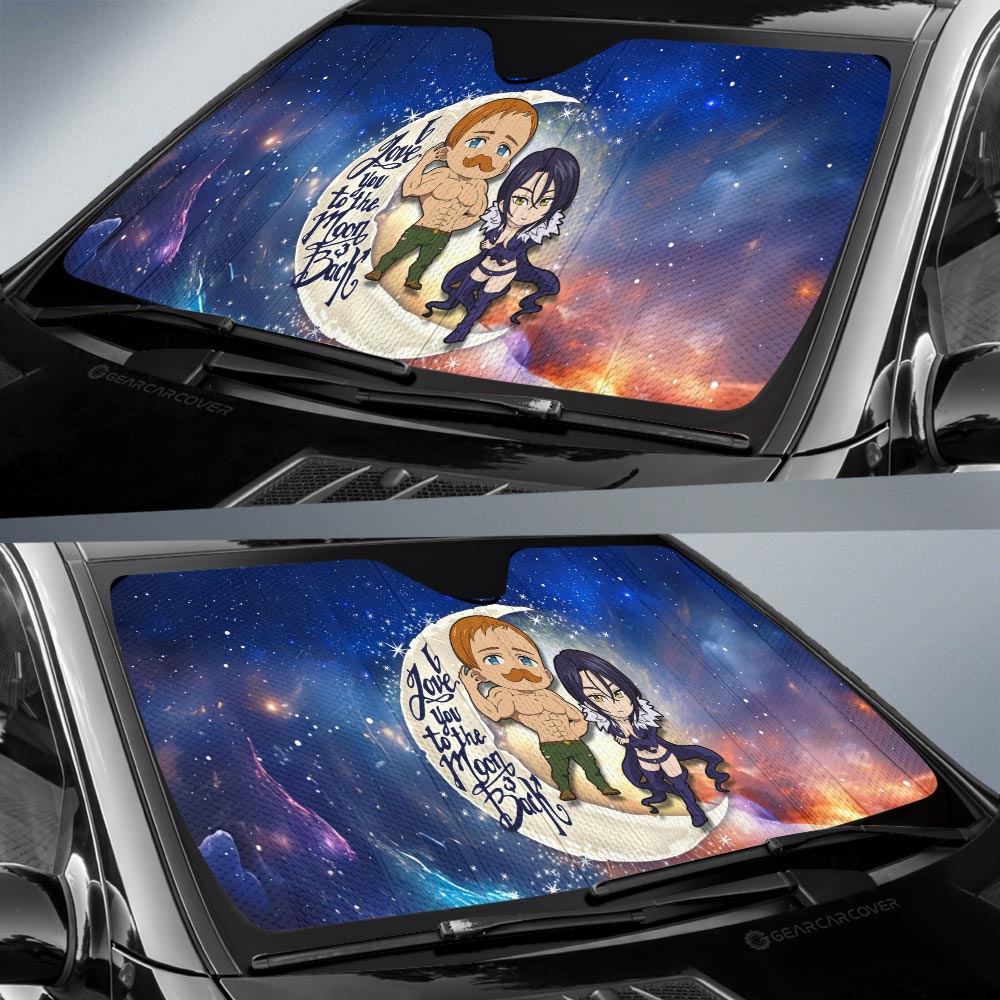 Escanor And Merlin Car Sunshade Custom Car Accessories - Gearcarcover - 2