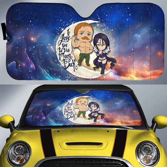 Escanor And Merlin Car Sunshade Custom Car Accessories - Gearcarcover - 1