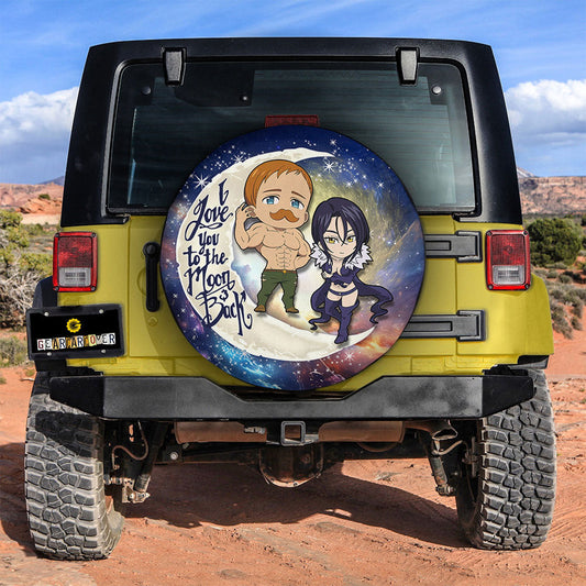 Escanor And Merlin Spare Tire Covers Custom Car Accessories - Gearcarcover - 2