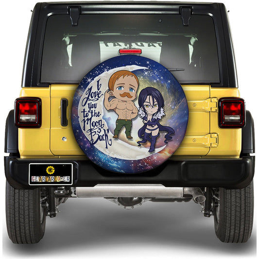 Escanor And Merlin Spare Tire Covers Custom Car Accessories - Gearcarcover - 1