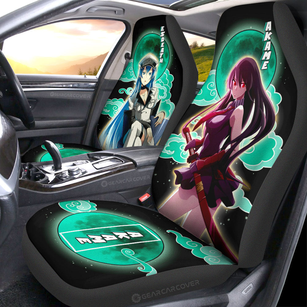 Esdeath And Akame Car Seat Covers Custom - Gearcarcover - 2