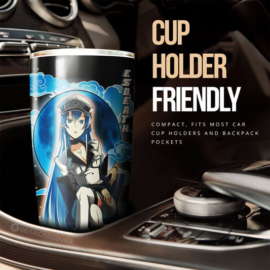 Esdeath Tumbler Cup Custom Car Accessoriess - Gearcarcover - 2