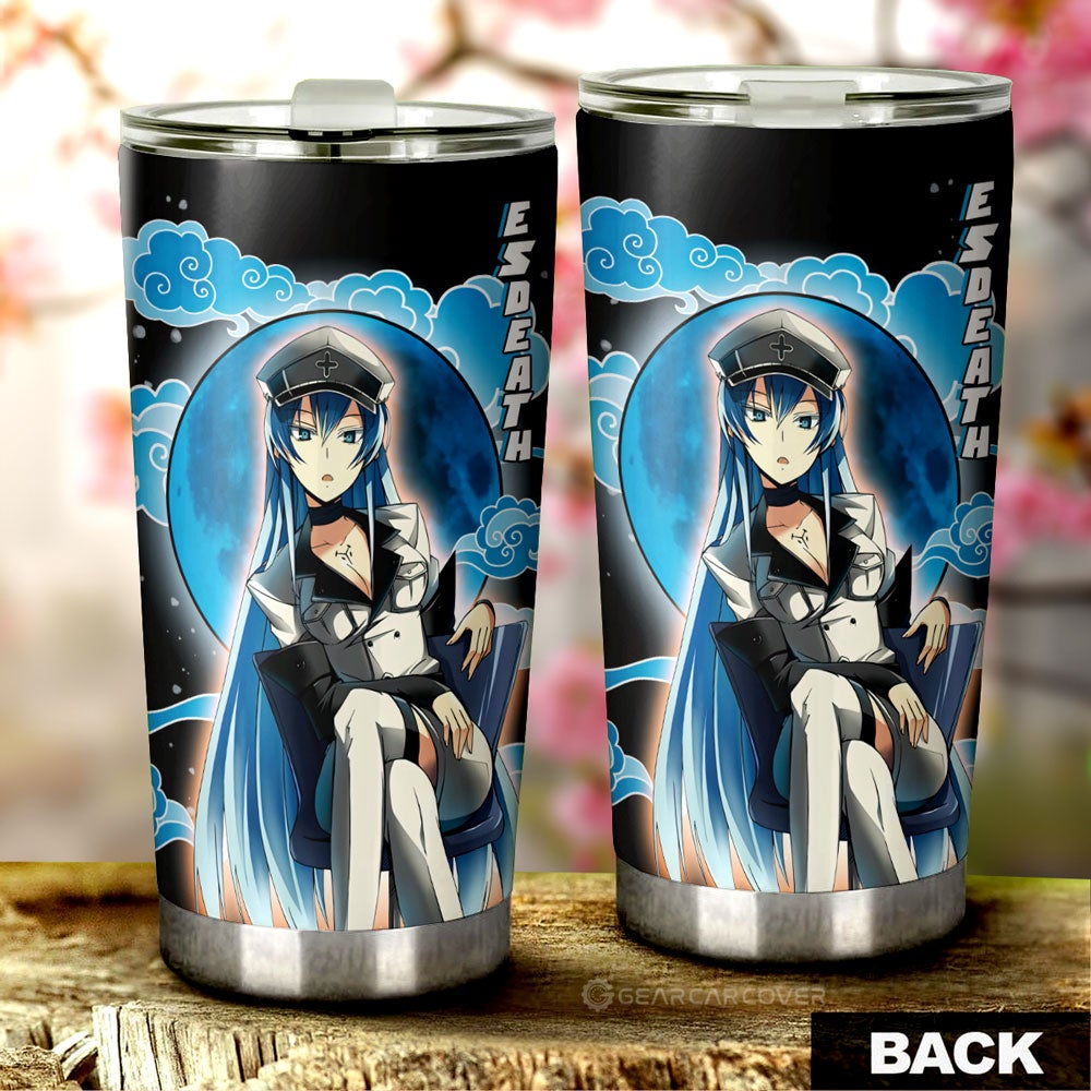 Esdeath Tumbler Cup Custom Car Accessoriess - Gearcarcover - 3