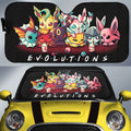 Evolutions Mashup Car Sunshade Custom Car Accessories - Gearcarcover - 1