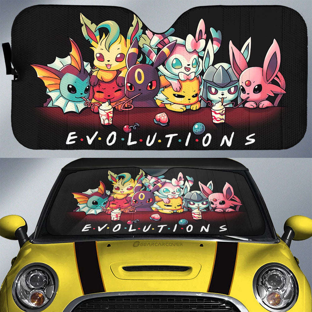 Evolutions Mashup Car Sunshade Custom Car Accessories - Gearcarcover - 1